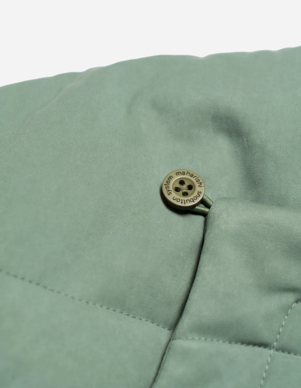 5259 Padded Monk Overshirt Patina Green