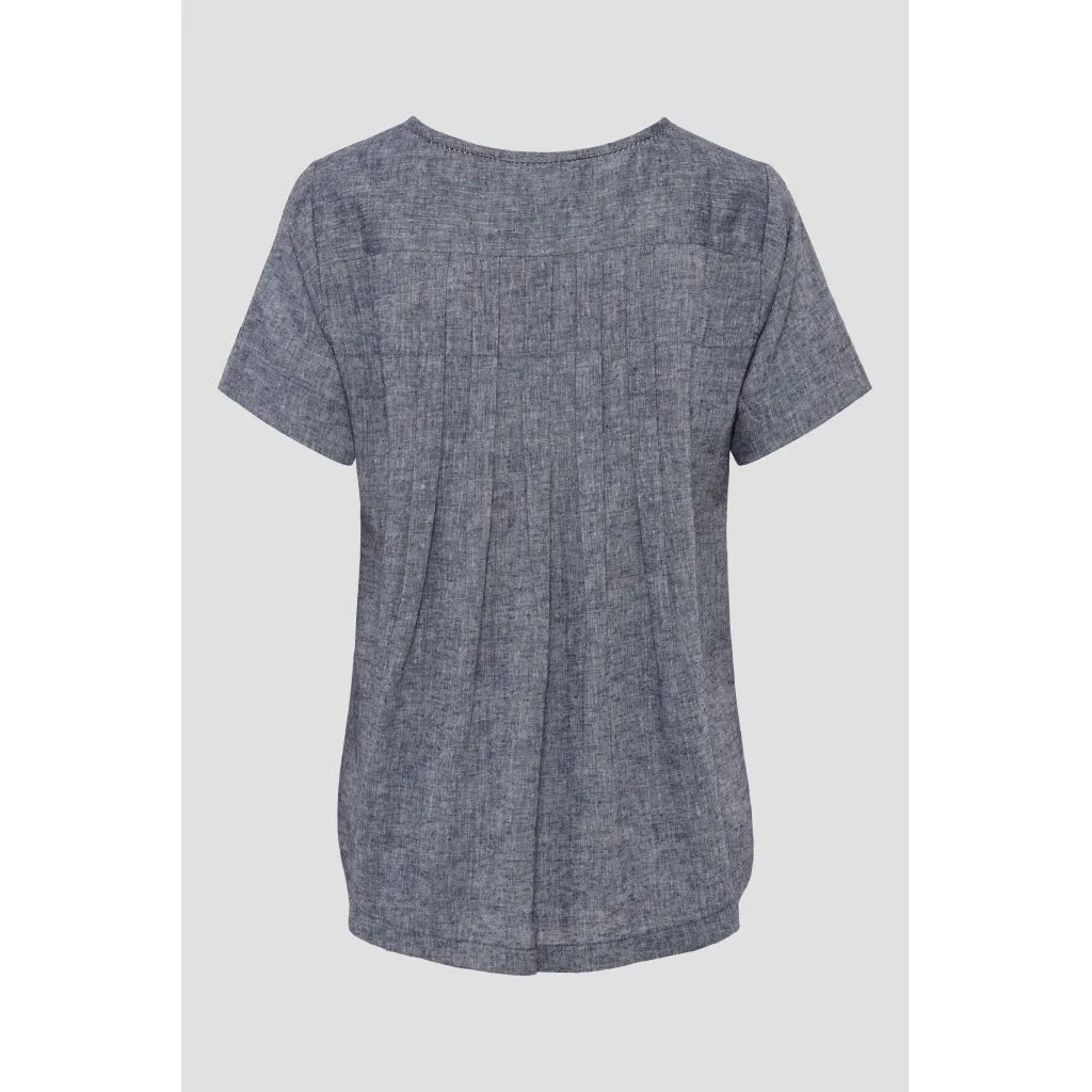 Alexia Shirt - Navy Melange