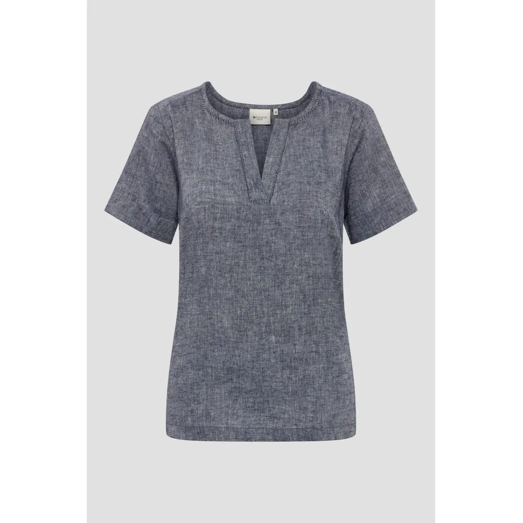 Alexia Shirt - Navy Melange