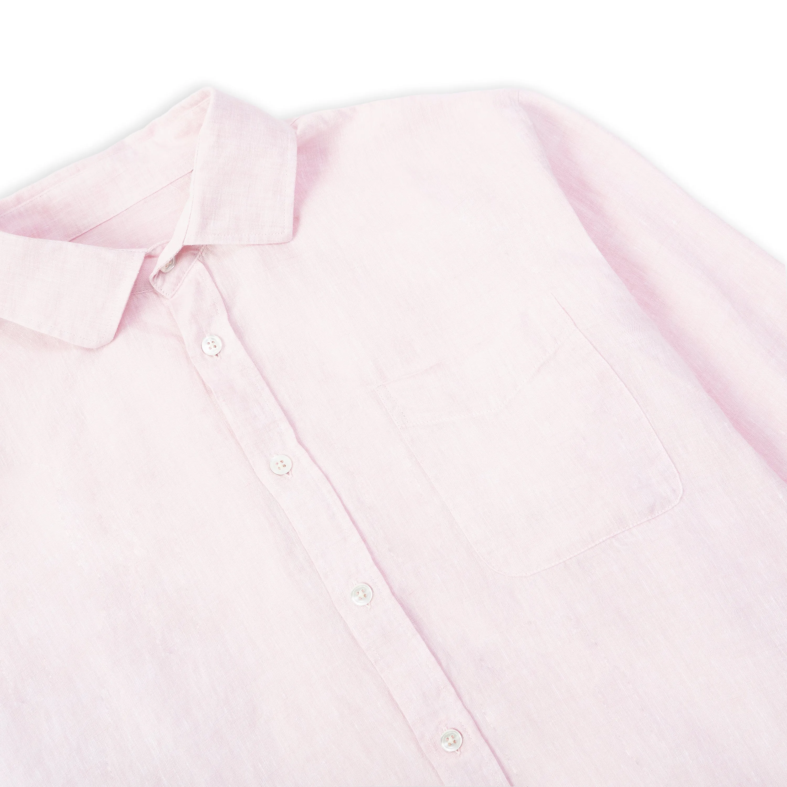 Classic Linen Hythe Shirt - Pink