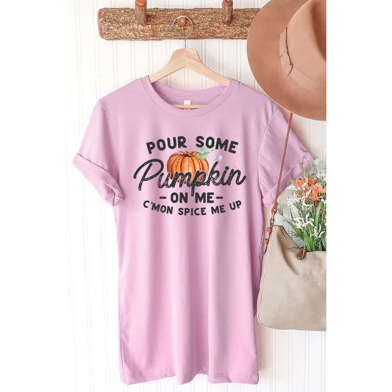 COLOR BEAR " C'mon Spice me up" Fall Humor Graphic T-shirt