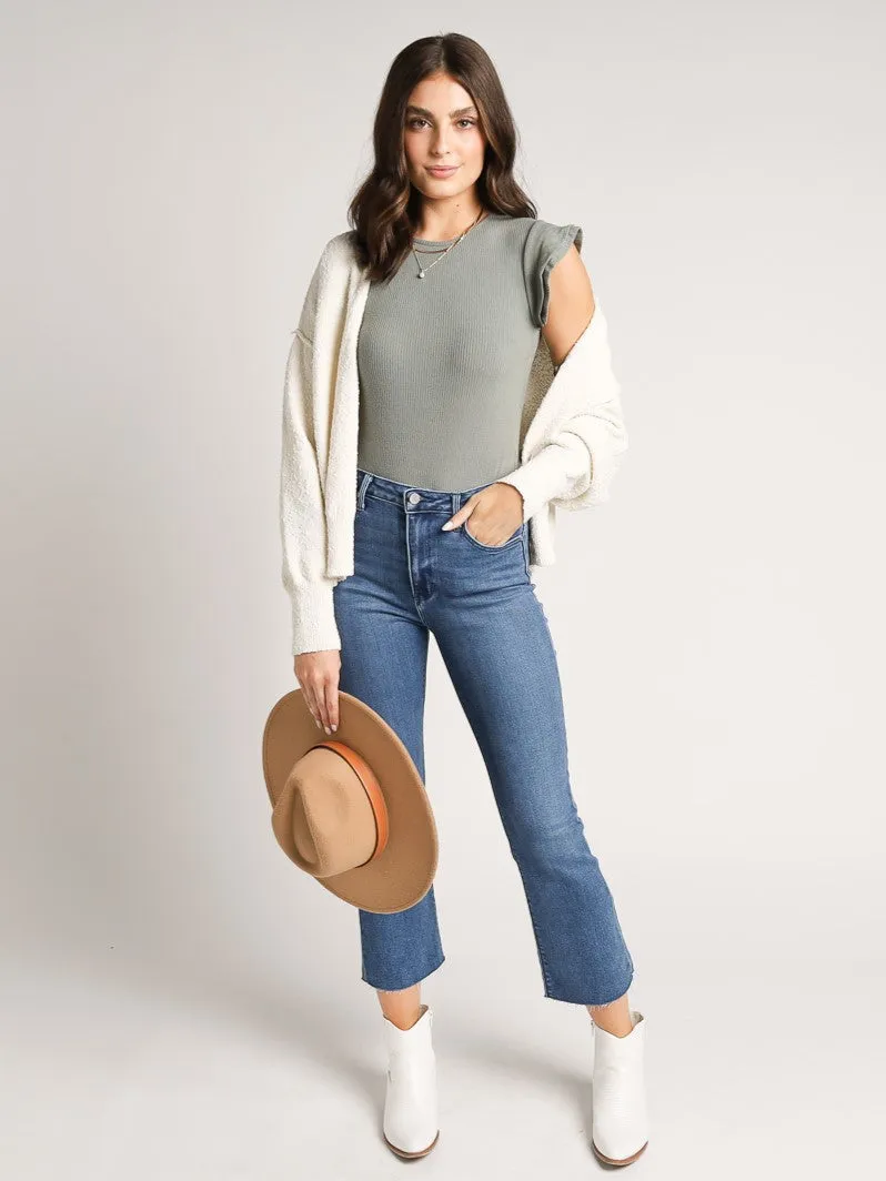 Jackie Cropped Flare Jeans- Final Sale