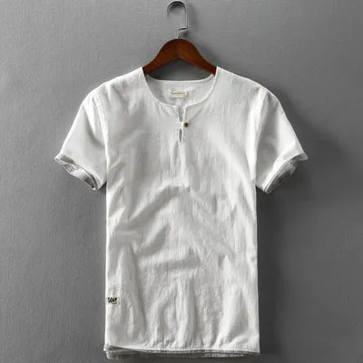 Linen Patchwork Shirt