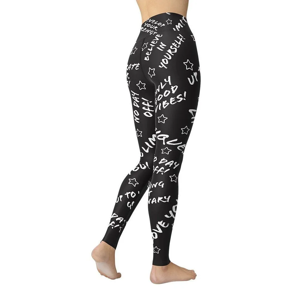 Motivational Yoga Leggings
