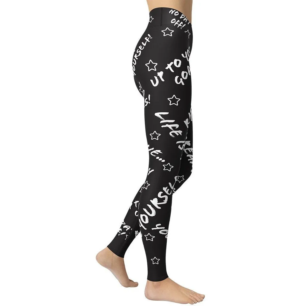 Motivational Yoga Leggings