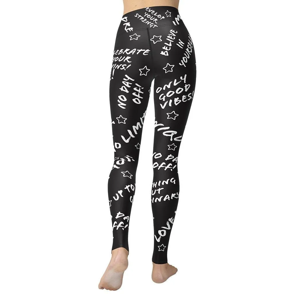 Motivational Yoga Leggings
