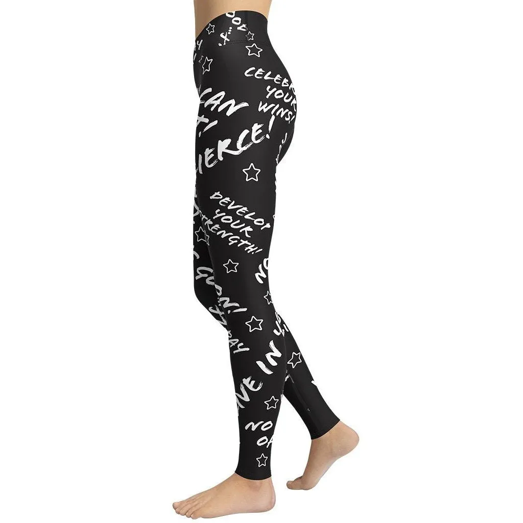 Motivational Yoga Leggings