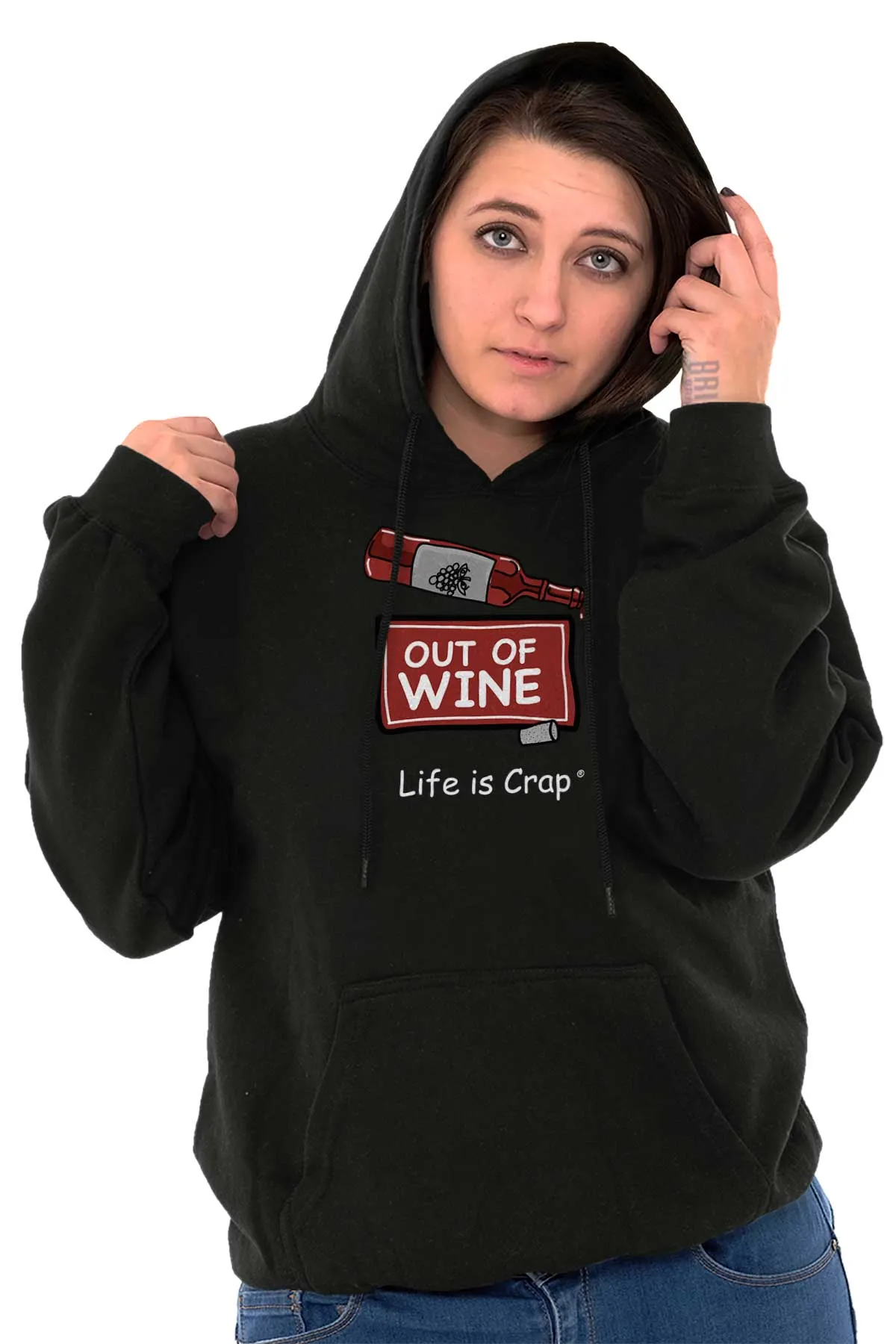 Out Of Wine Bottle Hoodie