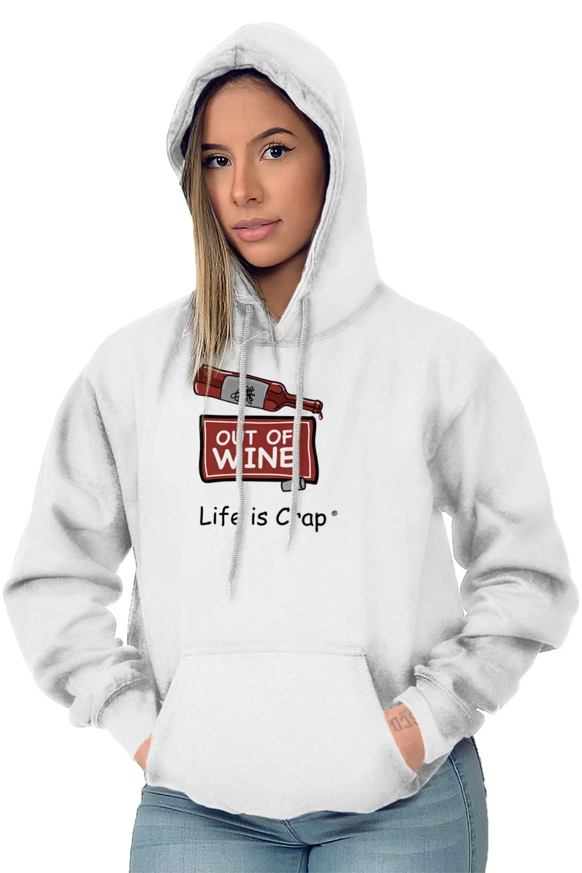 Out Of Wine Bottle Hoodie