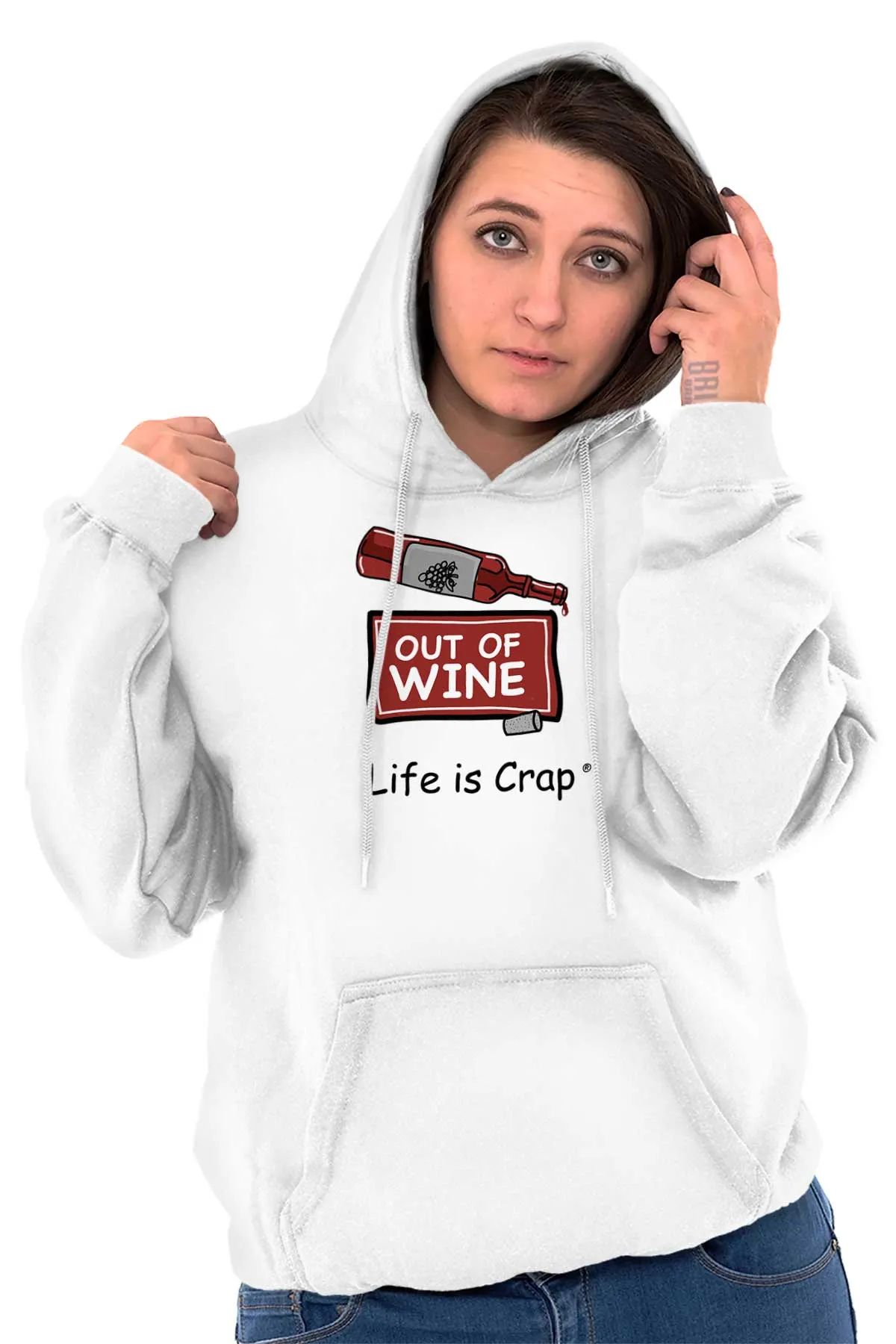 Out Of Wine Bottle Hoodie