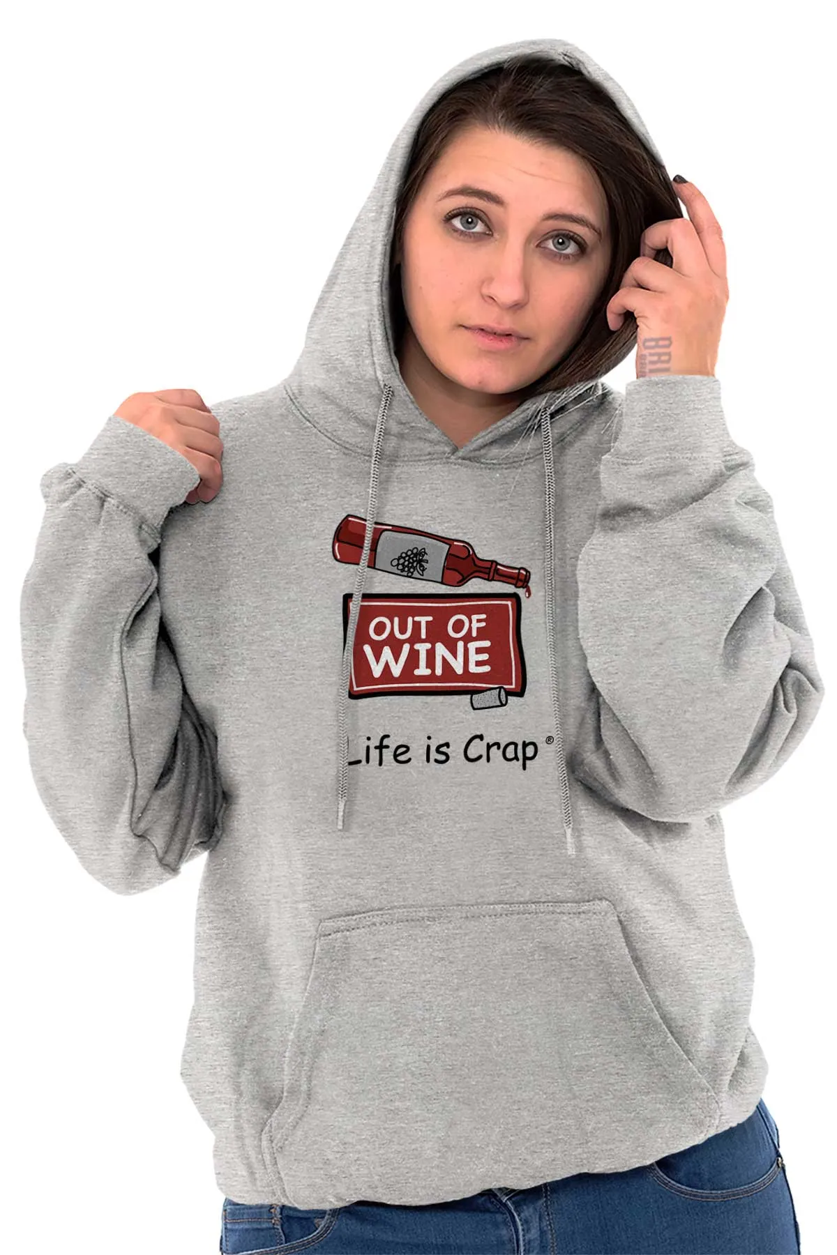 Out Of Wine Bottle Hoodie