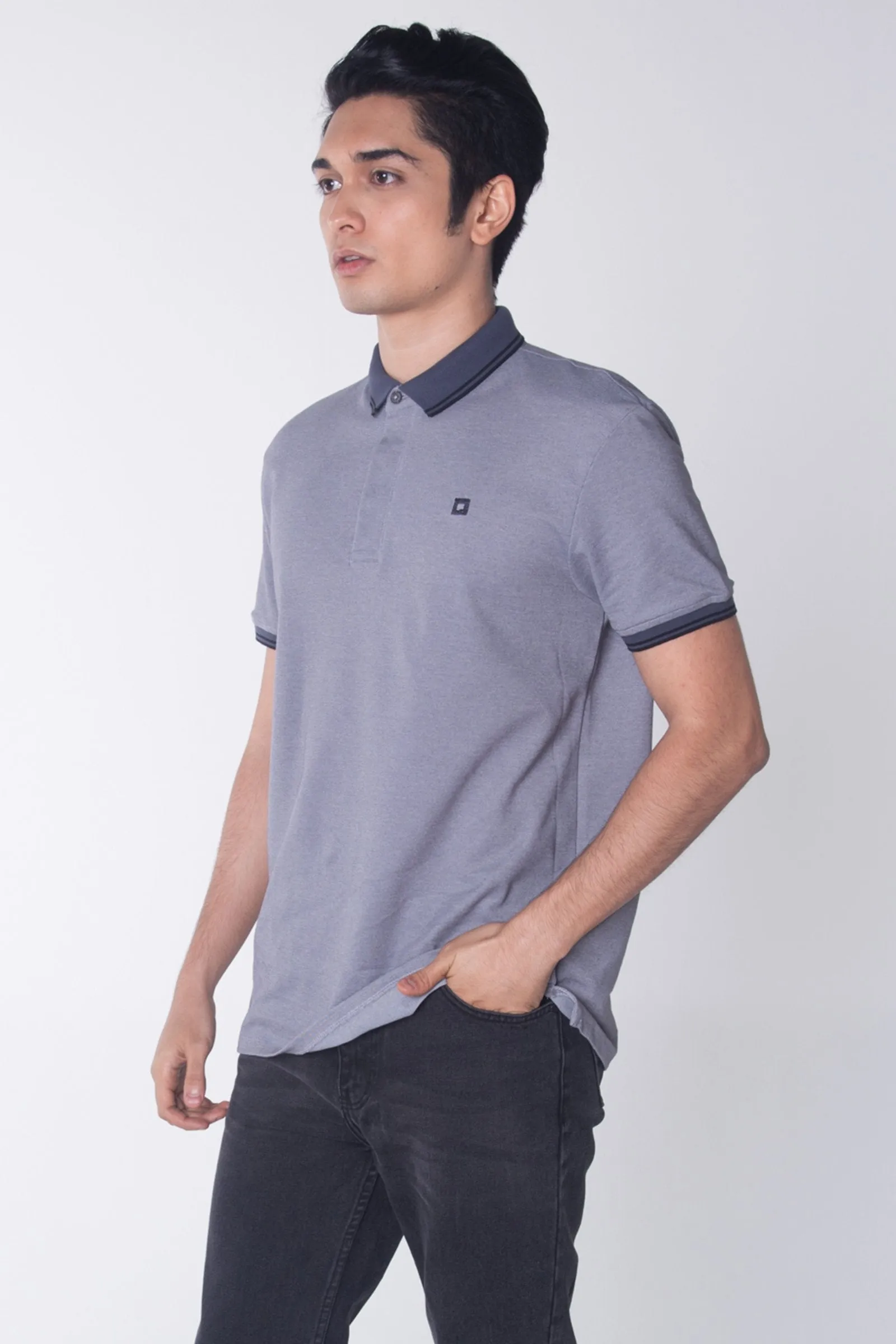 Relaxed Fit Polo Shirt With Embroidery