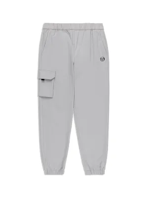 Woven Cargo Jogger Pants- Heather Grey