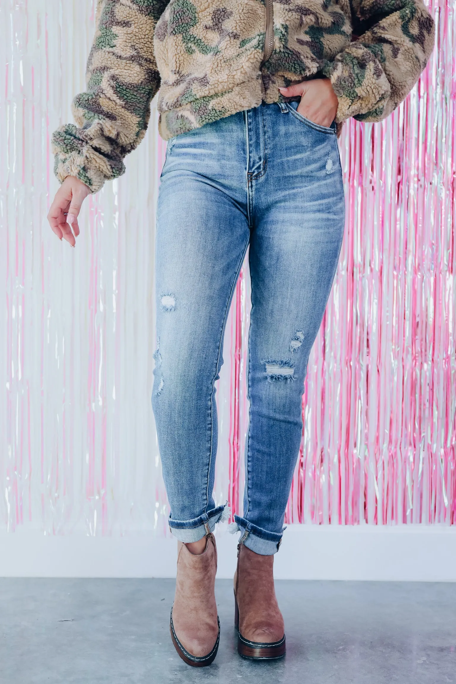 Wylan Vintage Wash Skinny Jeans - Medium